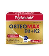 Laboratoria PolfaŁódź Osteomax D3 + K2, 60 tabletek