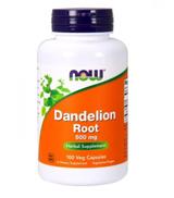 NOW FOODS Dandelion root 500 mg, 100 kapsułek