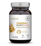 Aura Herbals Omega+ Witamina D3 400 IU dla dzieci - 60 kaps. - cena, opinie, składniki