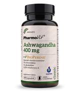 PHARMOVIT Ashwagandha 400 mg + BioPerine - 60 kaps. - cena, dawkowanie, opinie