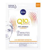 Nivea Q10 Plus C 10-minutowa maska w płachcie, 1 sztuka