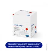 HARTMANN MEDICOMP EXTRA Kompresy jałowe 5 cm x 5 cm, 25 x 2 sztuki