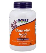 NOW FOODS Caprylic Acid 600 mg  - 100 kaps.