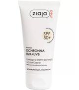 Ziaja Med kuracja ochronna UVA+UVB tonujący krem do twarzy odcień jasny 50 ml