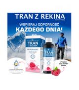 Domowa Apteczka Odporność Tran z rekina o smaku malinowym, 250 ml