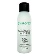 V Protect cleansing hand gel 70% alkoholu, Żel antybakteryjny do rąk, 100 ml