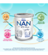Nestle NAN OPTIPRO Plus 2 HM-O Mleko następne dla niemowląt powyżej 6 miesiąca, 6X800 g (puszka)