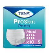 Tena Pants ProSkin Majtki chłonne maxi S, 10 sztuk