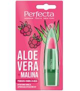 Perfecta Pomadka nawilżająca do ust Aloe vera + Malina - 5 g - cena, opinie, skład