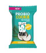 BeRAW Ciastko probiotyczne, kokos, 18 g - ważny do 2024-07-13