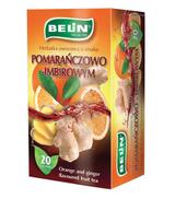 Belin Herbatka owocowa o smaku pomarańczowo-imbirowym, 20 x 2 g, cena, skazania, składniki