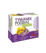 Tymianek Podbiał o smaku malinowym, 16 pastylek