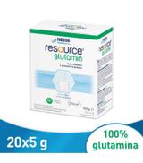 Nestle Resource Glutamin w proszku - 100 g ( 20 x 5 g) - cena, opinie, stosowanie