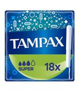 Tampax Super, Tampony z aplikatorem, 18 sztuk