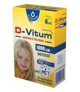 D-Vitum witamina D 1000 j.m. dla dzieci powyżej 3. roku życia, , aerozol, 6 ml