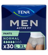 TENA Men Pants Normal Grey L/XL 95-130 cm, bielizna chłonna, 30 sztuk - ważny do 2025-09-28