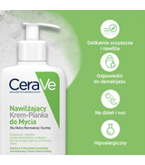 CeraVe Nawilżający krem-pianka do mycia, 236 ml