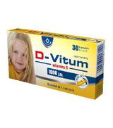 Oleofarm D - Vitum Witamina D 1000 j.m. dla dzieci od 1. roku życia, 30 kapsułek