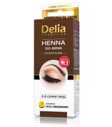 Delia Kremowa henna do brwi ciemny brąz 3.0 - 15 ml Do koloryzacji brwi - cena, opinie, stosowanie