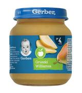 GERBER Deserek gruszki williamsa po 4 miesiącu - 125 g - nauka smaków - cena, opinie, właściwości