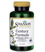 SWANSON Century Formula bez żelaza - 130 kaps.