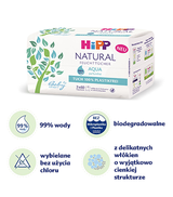 Hipp Babysanft Natural Aqua Chusteczki pielęgnacyjne, 2 x 60 szt., cena, opinie, wskazania