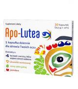 APO-LUTEA, 30 kaps., zdrowe oczy, cena, opinie, wskazania