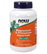 Now Foods Magnesium&Potassium Aspartate, 120 kaps., cena, opinie, stosowanie