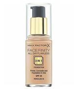 Max Factor Face Finity All Day Flawless 3w1 SPF 20 Podkład do twarzy 30 Porcelain - 30 ml - cena, opinie, wskazania - ważny do 2025-06-30