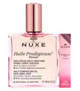 NUXE Paris Huile Prodigieuse Florale Wielofunkcyjny olejek do pielęgnacji twarzy, ciała i włosów - 100 ml + Floral Le Parfum - 1,2 ml - cena, opinie, właściwości
