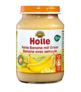 HOLLE Deserek Delikatny banan z grysikiem - 190 g