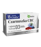 Czarnuszka CBC Silver + Witamina D3 2000 IU, 75 kapsułek (5 blistrów po 15 kapsułek)
