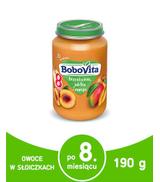 BOBOVITA Brzoskwinie jabłka i mango po 8 miesiącu - 190 g - cena, opinie, właściwości