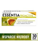 Essentia Proactive, wsparcie wątroby, cholina, witamina C i E, 30 kapsułek