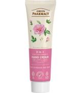 Green Pharmacy Krem do rąk wysokowydajny 3w1 Róża, 100 ml