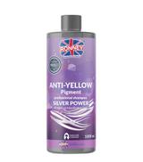 Ronney Professional Shampoo Silver Power Anti-Yellow Pigment Szampon do włosów blond rozjaśnianych i siwych, 1000 ml