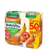 BOBOVITA Morele, banany i jabłka po 6 m-cu - 2 x 190 g - cena, opinie