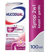 MUCODUAL 2w1 syrop na kaszel i ból gardła - 100 ml
