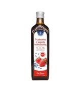 Oleofarm Truskawka z Jagodą Kamczacką 100% Sok z owoców NFC, 490 ml