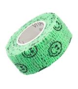 Vitammy Autoband elastyczny bandaż kohezyjny samoprzylepny kolor zielone buźki 2,5 cm x 4,5 m 1 sztuka