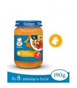 GERBER Obiadek spaghetti z kurczakiem po 8 miesiącu - 190 g