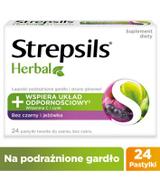 Strepsils Herbal Bez czarny i jeżówka, 24 pastylki