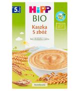 HiPP BIO od pokoleń, Kaszka 5 zbóż po 5. m-cu, 200 g