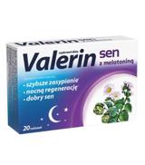 Valerin Sen z melatoniną, 20 tabletek