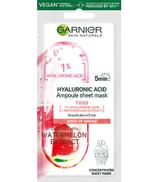 Garnier Skin Naturals Hyaluronic Acid Ampułka ujędrniająca w masce na tkaninie - 15 g - cena, opinie, właściwości