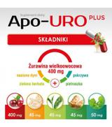 APO-URO PLUS 500 mg, 30 kaps., żurawina, cena, opinie, wskazania - ważny do 2024-06-30