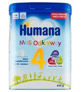Humana 4 Mali odkrywcy Mleko modyfikowane, 650 g - cena, opinie, właściwości
