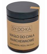 Sydoka Masło do ciała marchewkowe - Bergamota, róża, paczula - 180 ml - cena, opinie, skład