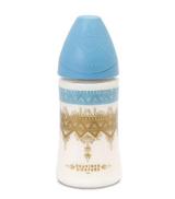Suavinex Premium Silicone Butelka do karmienia z silikonowym smoczkiem 0m+ niebieska - 270 ml - cena, opinie, stosowanie