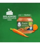 GERBER ORGANIC Marchewka Słodki ziemniak po 4 miesiącu - 125 g